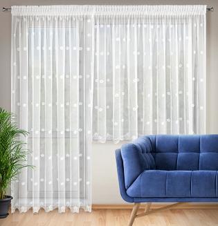 Firana gotowa DEK 400x160 Eurofirany biały