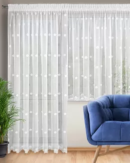 Firana gotowa DEK 400x160 Eurofirany biały