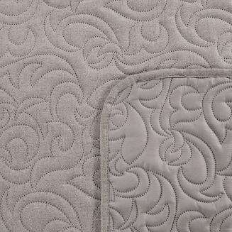 Narzuta dekoracyjna LEN 220x240 grafitowy