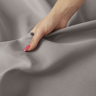 Zasłona gotowa na taśmie GARDENIA 140x250 wodoodporna ogrodowa szarobeżowa