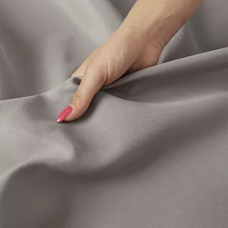Zasłona gotowa na taśmie GARDENIA 140x250 wodoodporna ogrodowa szarobeżowa