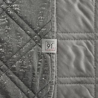 Narzuta dekoracyjna LUIZ 200x220 stalowy