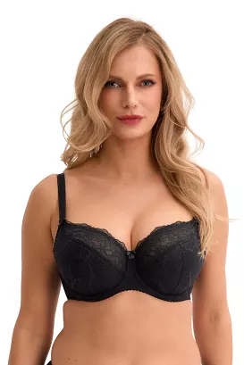 Biustonosz GAIA Semi-Soft Sandy 594 półusztywniany czarny