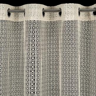 Zasłona gotowa na przelotkach LARA 140x250 Eurofirany naturalny