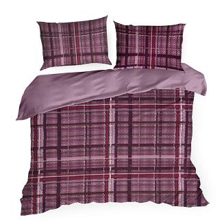 Pościel bawełniana AVINION2 200x220 Eurofirany fioletowy