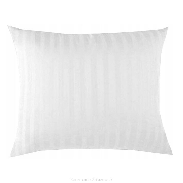 Poszewka z adamaszku 50x60 mikrofaza biała