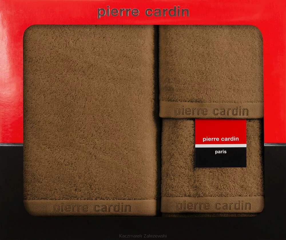 Komplet ręczników 3 szt. EVI Pierre Cardin miodowy