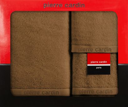 Komplet ręczników 3 szt. EVI Pierre Cardin miodowy