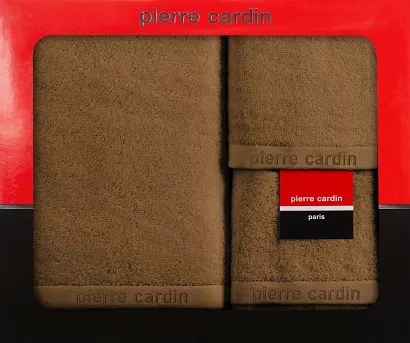 Komplet ręczników 3 szt. EVI Pierre Cardin miodowy