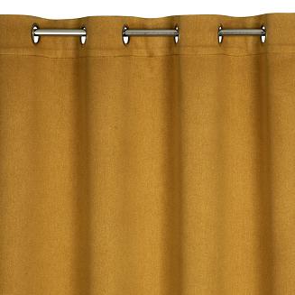 Zasłona gotowa na przelotkach CARLO 140x250 Eurofirany miodowy