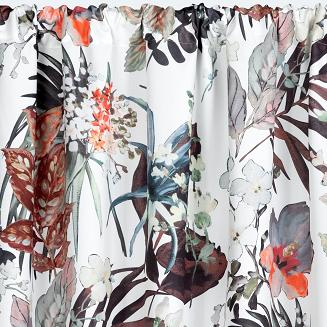 Zasłona gotowa na taśmie GARDEN 155x200 Eurofirany biały