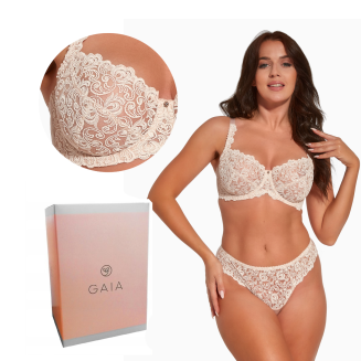 Biustonosz Soft Eva 002 GAIA miękki beżowy