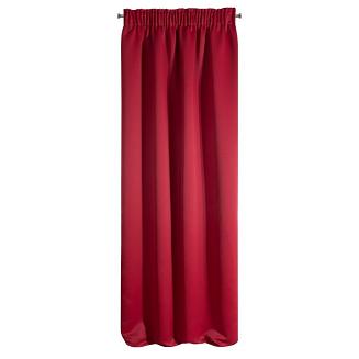 Zasłona gotowa na taśmie LOGAN 135x270 Eurofirany czerwona