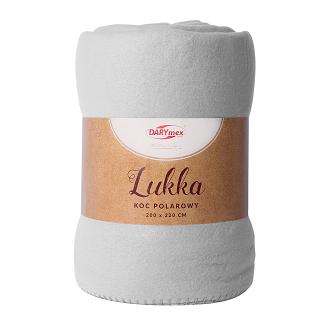 Koc narzuta polarowa LUKKA 200x220 Darymex popiel