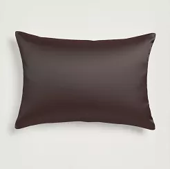 Jedwabna poszewka na poduszkę 50x60 jedwab morwowy czekoladowa