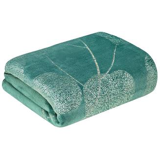 Koc narzuta GINKO2 150x200 Eurofirany turkusowy