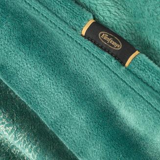 Koc narzuta GINKO2 150x200 Eurofirany turkusowy