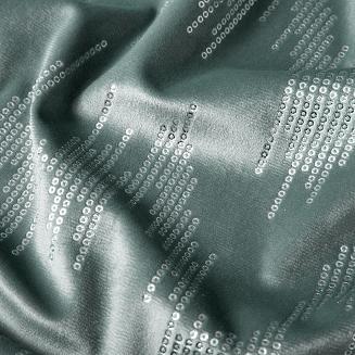 Zasłona gotowa na przelotkach BIANKA 140x250 Eurofirany morski