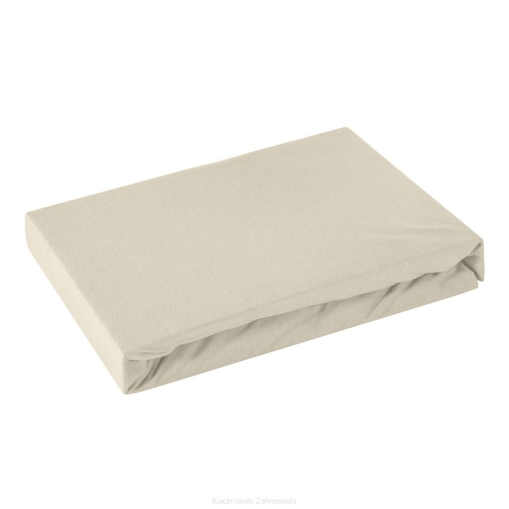 Prześcieradło jersey z gumką  180x200 Design91 beżowy