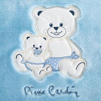 Koc Pierre Cardin BABY3 80x110 Pierre Cardin Eurofirany niebieski misie