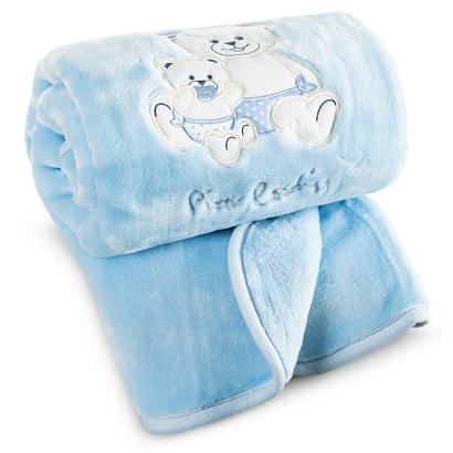 Koc Pierre Cardin BABY3 80x110 Pierre Cardin Eurofirany niebieski misie
