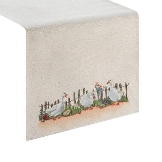 Obrus dekoracyjny 45x140 Eurofirany naturalny