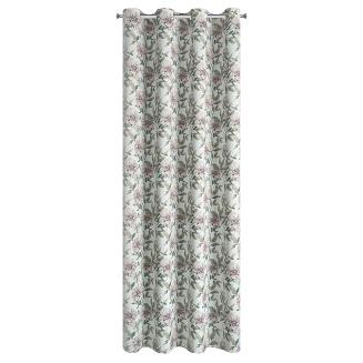 Zasłona gotowa na przelotkach BEVERLY1 140x250 Eurofirany biały