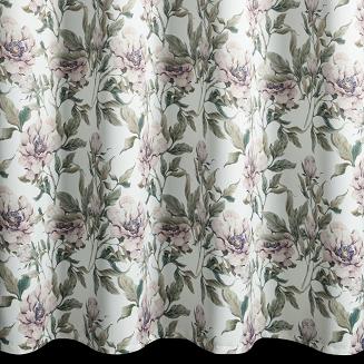 Zasłona gotowa na przelotkach BEVERLY1 140x250 Eurofirany biały