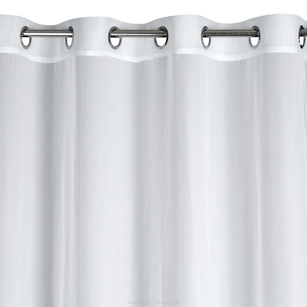 Firana gotowa na przelotkach DALIA 140x250 Eurofirany biały