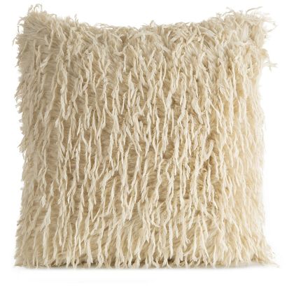 Poszewka dekoracyjna ADORE 45x45 Eurofirany beżowa futrzana