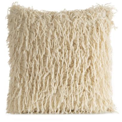 Poszewka dekoracyjna ADORE 45x45 Eurofirany beżowa futrzana