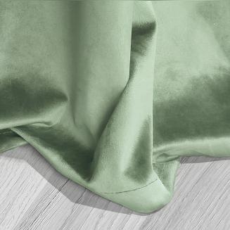 Zasłona gotowa na przelotkach Shiny 140x250 welurowa z kryształkami szałwiowa