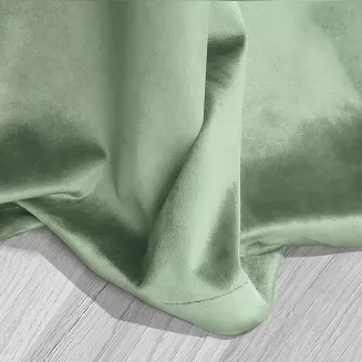 Zasłona gotowa na przelotkach Shiny 140x250 welurowa z kryształkami szałwiowa