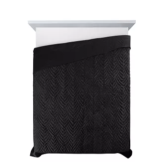 Narzuta dekoracyjna LUIZ 220x240 czarny