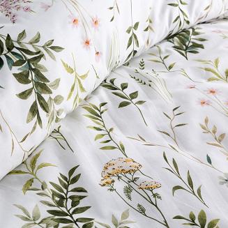 Pościel bawełniana VANESS 160x200 Eurofirany biały