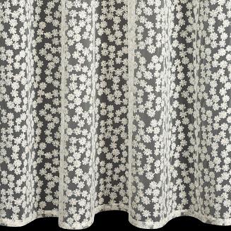 Firana gotowa na taśmie DAISY 140x270 Eurofirany biały