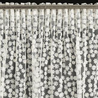 Firana gotowa na taśmie DAISY 140x270 Eurofirany biały