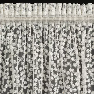 Firana gotowa na taśmie DAISY 140x270 Eurofirany biały