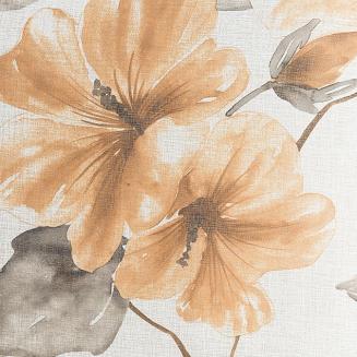 Firana gotowa na przelotkach SOFIA 140x250 Eurofirany biały/rudy