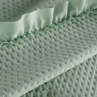 Narzuta dekoracyjna FALBANKA 240x220 szałwiowy