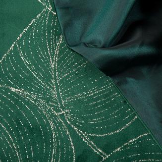 Obrus dekoracyjny BLINK 35x180 Eurofirany ciemnozielony