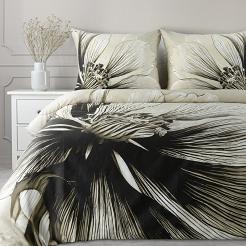 Pościel satynowa SPRING 220x200 Eurofirany jasnobeżowy