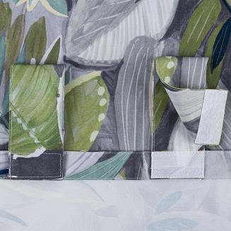 Zasłona gotowa na szelkach GARDEN 155x220 Eurofirany zielony