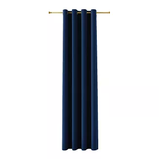 Zasłona gotowa na przelotkach BLACKOUT VELVET 140x240 granatowa