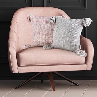 Poszewka dekoracyjna GATI 40x40 Eurofirany różowa