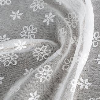 Firana gotowa na przelotkach SANNY 140x250 Eurofirany biały