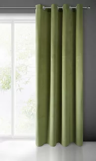 Zasłona gotowa na przelotkach PIERRE 140x250 Pierre Cardin Eurofirany oliwkowy