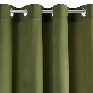 Zasłona gotowa na przelotkach PIERRE 140x250 Pierre Cardin Eurofirany oliwkowy