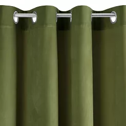 Zasłona gotowa na przelotkach PIERRE 140x250 Pierre Cardin Eurofirany oliwkowy