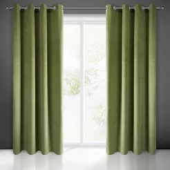 Zasłona gotowa na przelotkach PIERRE 140x250 Pierre Cardin Eurofirany oliwkowy
